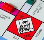 In jail